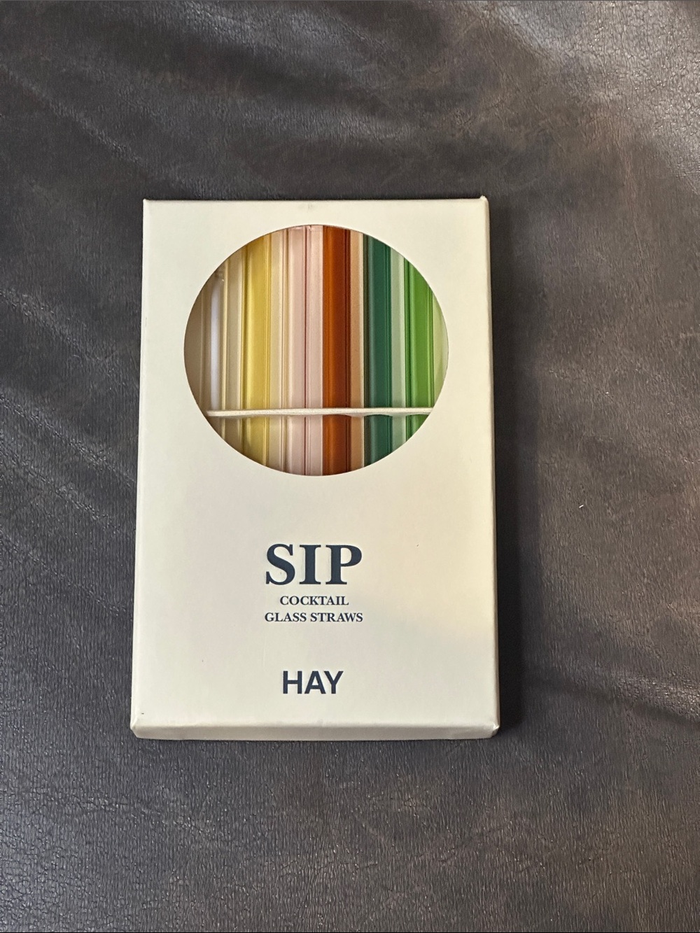 HAY SIP Cocktail Glass Straws Set of 6– Multicolor Set